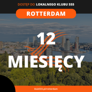 Dostęp do społeczności Lokalnego Klubu 555 Rotterdam na 12 miesięcy