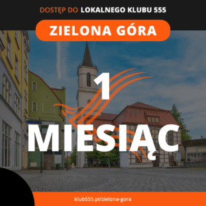 Dostęp do społeczności Lokalnego Klubu 555 Zielona Góra na 1 miesiąc