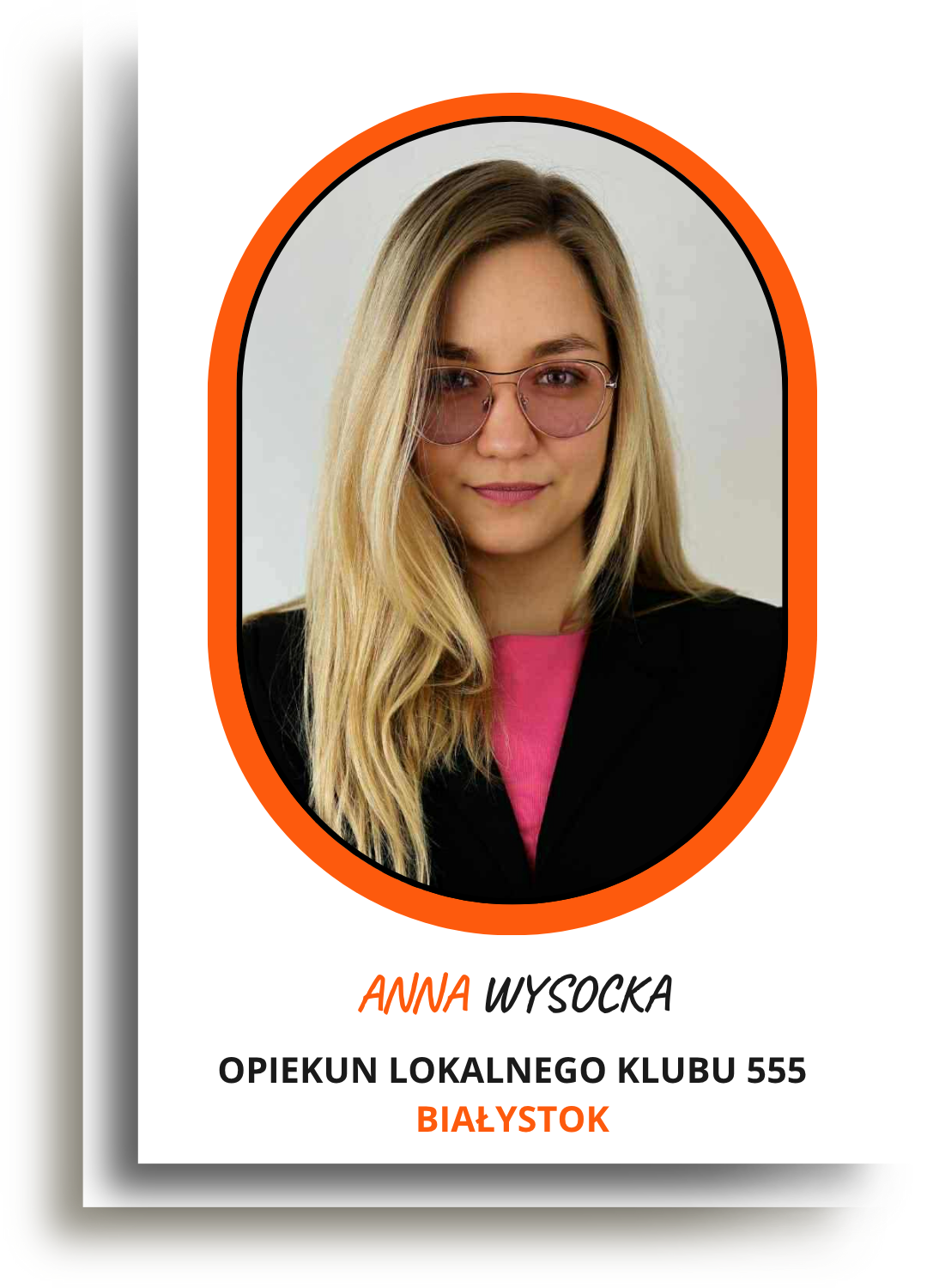 Poznaj Lidera lokalnego Klubu 555 - Anna Wysocka