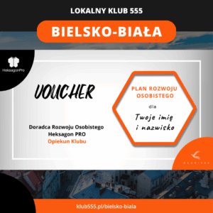 Voucher na Plan Rozwoju Osobistego w Lokalnym Klubie 555 Bielsko-Biała
