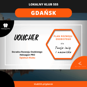 Voucher na Plan Rozwoju Osobistego w Lokalnym Klubie 555 Gdańsk