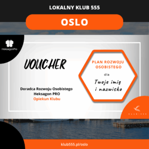 Voucher na Plan Rozwoju Osobistego w Lokalnym Klubie 555 Oslo