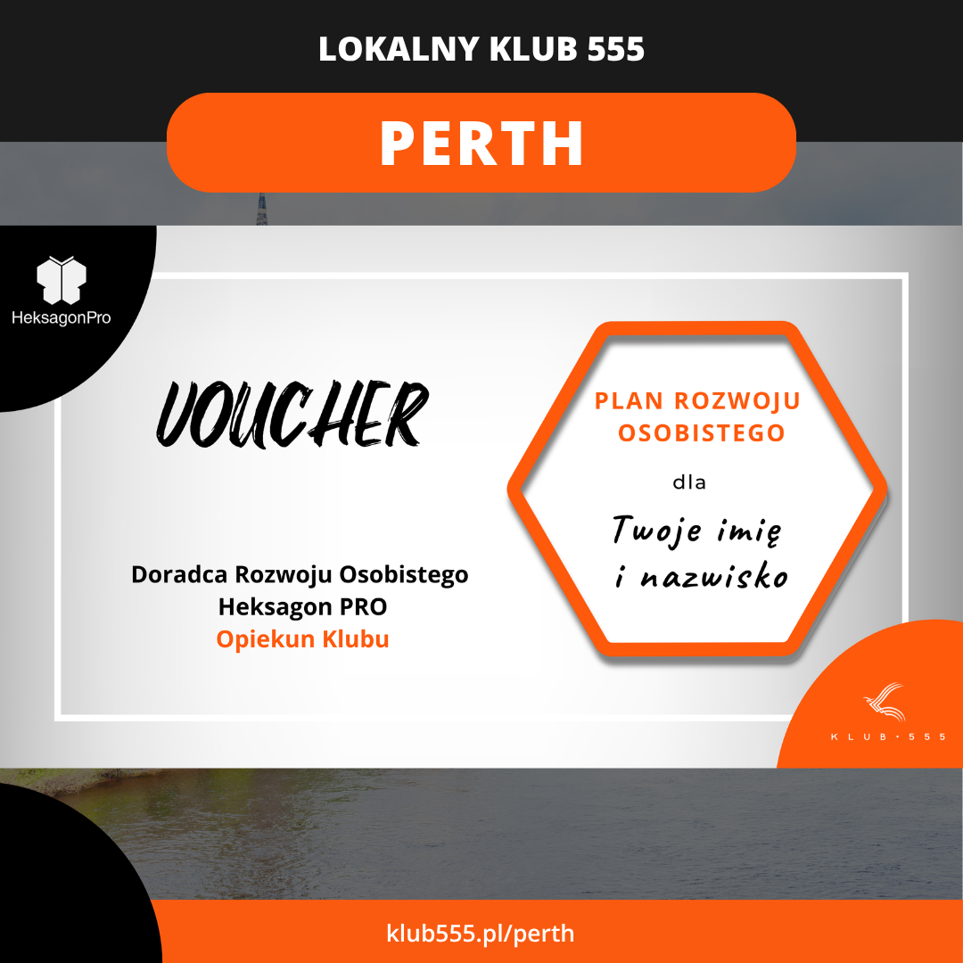 Voucher na Plan Rozwoju Osobistego w Lokalnym Klubie 555 Perth