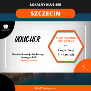 Voucher na Plan Rozwoju Osobistego w Lokalnym Klubie 555 Szczecin