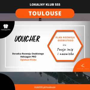Voucher na Plan Rozwoju Osobistego w Lokalnym Klubie 555 Toulouse