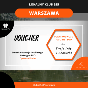 Voucher na Plan Rozwoju Osobistego w Lokalnym Klubie 555 Warszawa