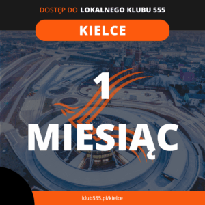 Dostęp do społeczności Lokalnego Klubu 555 Kielce na 1 miesiąc