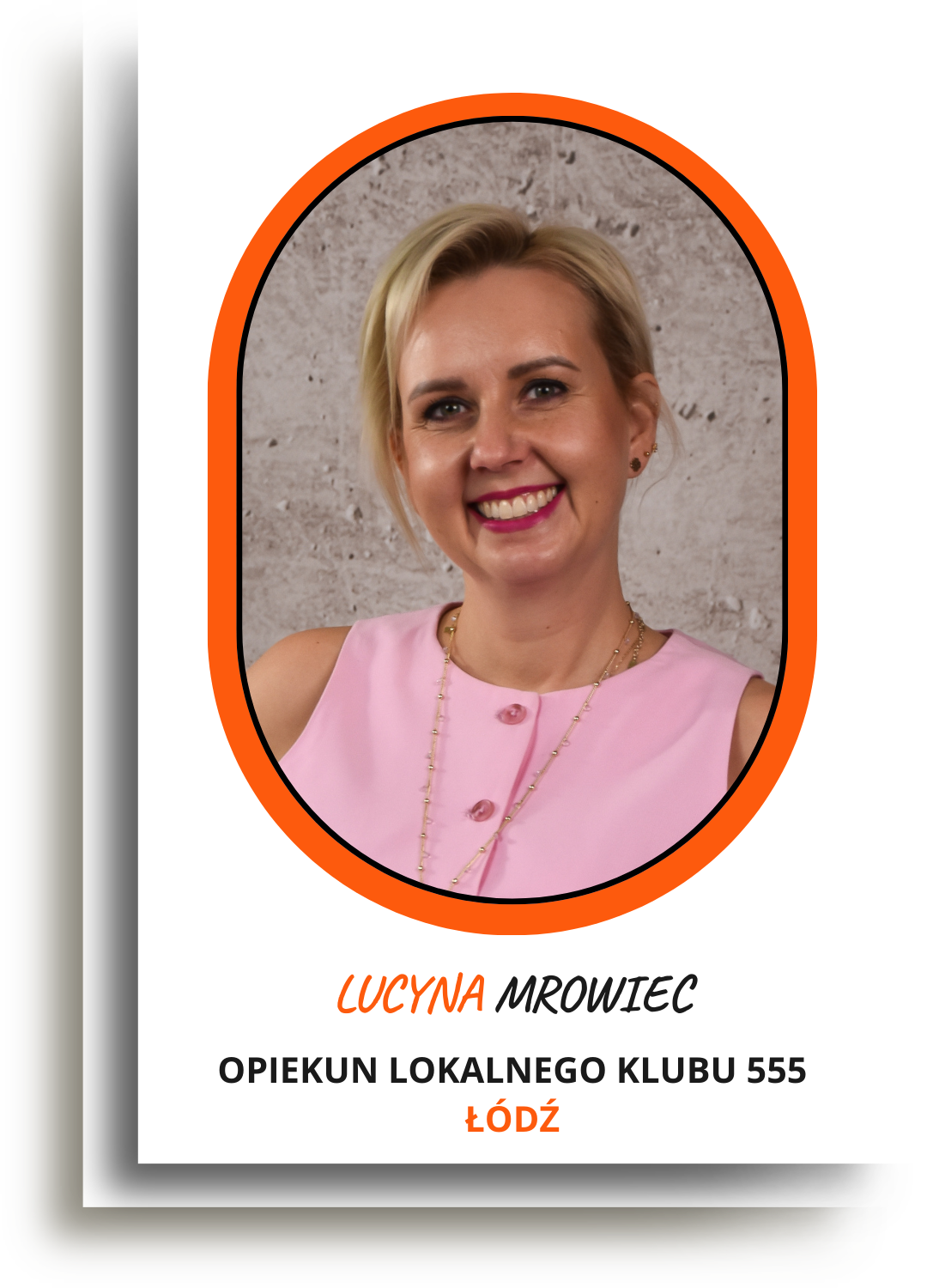 Poznaj Lidera lokalnego Klubu 555 - Lucyna Mrowiec