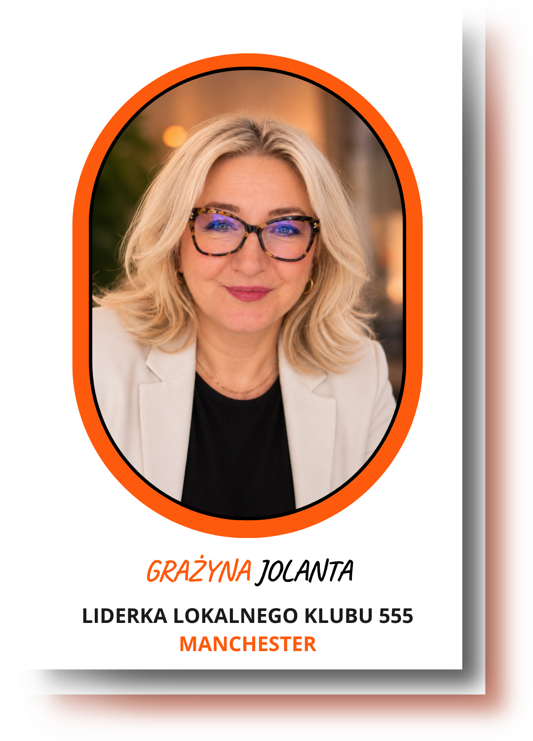 Poznaj Lidera lokalnego Klubu 555 - Grażyna Jolanta