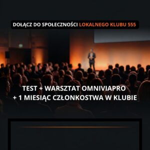 Psychometryczny test potencjału OmniviaPRO z miesięcznym członkostwem w Klubie